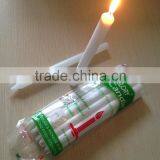 White Color and Paraffin Wax Material stick candle for household use