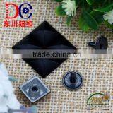 Black Square Shape Alloy Fashion Jeans Rivet for Ciothing Accessory thumbnail-5