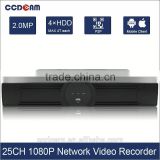 25 Channels P2P NVR h.264 digital video recorder with high quality