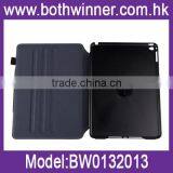 Oblique Fabric Rotating Shape Gear Leather Case for IPad Air