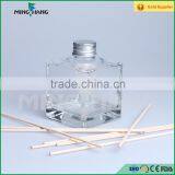 120ml Square Reed Diffuser Glass Bottle With Silver Aluminum Cap thumbnail-3