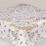Wholesale Crochet Square White Embroidered Tablecloth