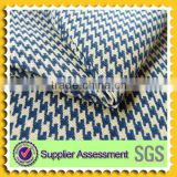Wave printed twill weave fabric