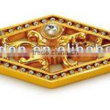 Zinc Fancy Crystal Furniture Wardrobe Handle