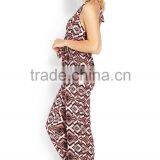 Women Playsuits Wholesale Retro Pattern Printing Jumpsuits/playsuits Women Sexy Jumpsuits thumbnail-3