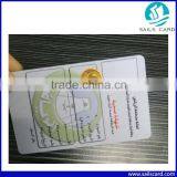 3D Hologram Plastic Pvc Membership ID Cards for Anti-fake