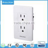 15-Amp Wall Single Wall Outlet, White