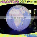 Digital Printing Inflatable Earth Globe With LED