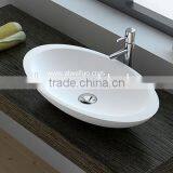 Modern Acrylic Solid Surface Wall Hung Wash Basin,Solid Stone Resin Wash Basin