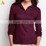 95% Cotton 5% Spandex Women Sexy Polo Shirts thumbnail-1