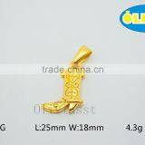 Olivia 2016 New Fashion Modern 316 Stainless Steel Cast Metal Classic Skull Pendant thumbnail-4