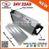 China Manufacturer of 24V 22Ah E-Bike Battery with 2A Charger + 30A BMS