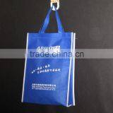 Blue Nonwoven Bag With White Logo Printing thumbnail-2