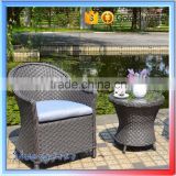 new design strong material popular design patio rattan coffee chair table set