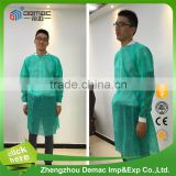 Cheap disposable medical sterile green surgical gown