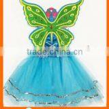 Wholesale Price Girls Sequined Butterfly Angel Wings With Tutu Skirt Halloween Christmas Party Cosplay Costume thumbnail-3