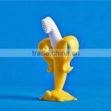 Wholesale Custom Funny Soft Banana Baby Teether Toys, Non Toxic Baby Training Toothbrush thumbnail-4