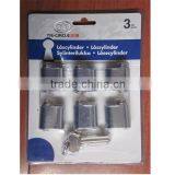 Tri-Circle North Northern Nordic Europe Profile Cylinder No.1 for Norway Sweden Finland Denmark Iceland Scandinavian Market Top thumbnail-1