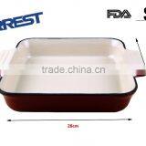 Rectangular Enamel Cast Iron Roasting Pans