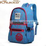 Canvas Rucksack Backpacks Cute Travel Backpacks Canvas Candy Color Backpack Day Backpacks Soft Back thumbnail-3