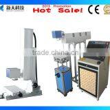 Hot sale !! High Efficient CO2 laser marking equipment with flying conveyor system