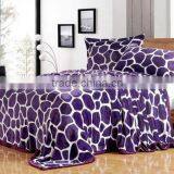 Most Popular Colorful Giraffe Print Flannel Blanket thumbnail-2