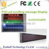 P10 led moving message display board ,led scrolling bar sign,Programme led message board