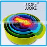 8 Sets Plastic Lunch Box, Plastic Salsd Bowel , Mess Tin Dinner Bucket Steamer ,Food Steamer Lunch Box thumbnail-2