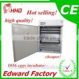 HHD Best Price High Hatching Rate China Industrial Cheap Egg Incubator for Sale for Hatching 1000 Eggs CE Approved