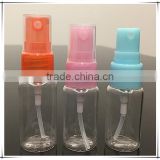 PET Plastic Type and Screen Printing Surface Handling perfume spray bottle