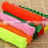 Colorful chenille stem pipe cleaners/craft jumbo loopy chenille stem