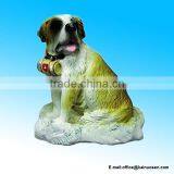 ST. Bernard Dog Fridge Magnets Souvenir Refrigerator Magnets Toy Dogs 3D Resin thumbnail-1
