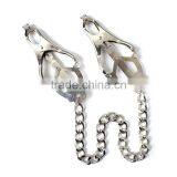 SEX TOYS NIPPLE STRETCHER WITH CHAIN STEEL NIPPLE STRETCHER FOR WOMAN SEX LADIES NIPPLE STRETCHER FOR SEX GAME NIPPLE STRETCHER thumbnail-2