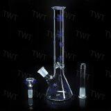 Beaker Base Bongs Glass Bongs Ice Catcher Thickness Glass for Smoking With 14-19 Downstem and 14mm Bowl 10.5