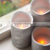 Flameless Candles Sliver Flameless Flickering Real Wax Candles With Remote Control Yellow Flickering Candles thumbnail-2