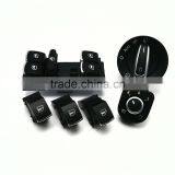 New Mirror Switch Headlight Window Switch Set for Jetta MK5 Passat B6 VW Golf MK5 6 Tiguan 5ND 959 565A 5ND 959 857 thumbnail-1
