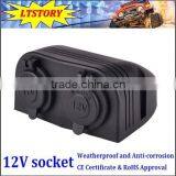 Auto Motorcycle DC 12V Socket With Tent thumbnail-2