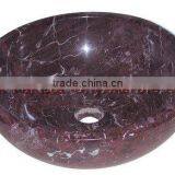 NATURAL ZEBRA RED MARBLE SINKS thumbnail-2
