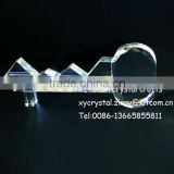 crystal key shape paperweight