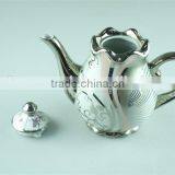 Siliver Chromed Porcelain Teapot With Lid, 800 ml Water Pots&kettles Chaozhou Stock thumbnail-4