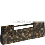 High Quality Best Selling Black and Yellow Horn Handbag From Vietnam thumbnail-1