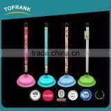 Toprank Custom Printed Powerful Large Size Toliet Plungers Air Drain Blaster Toliet Plumbing Tools thumbnail-1