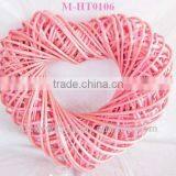 Christmas Wicker Heart-shape Wreath & Wicker Hanging Heart & Wicker Christmas Crafts thumbnail-1