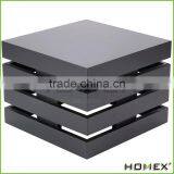 Bamboo Square Crate Riser Slated Storage Box Homex BSCI/Factory thumbnail-4