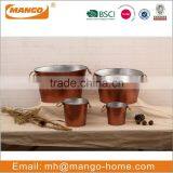 Unique Blue Metal Kitchen Sugar and Flour Canister Set thumbnail-6