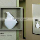 Ceramic Wall Art Decoration Canvas Handmade Painting thumbnail-2