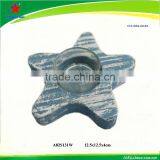 Natural Wooden Fish Star Decoration With Tealight Holder thumbnail-2