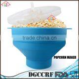 NBRSC Collapsible Microwave Silicone Popcorn Popper Maker With Handle thumbnail-5