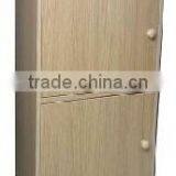 2tier Oak Book Shelf With Door thumbnail-1