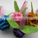 2017 Hight Quality New Products Hot Sale Interior Home Party Decoration Handmade Felt Artificial Flower Ornament for Kids thumbnail-1